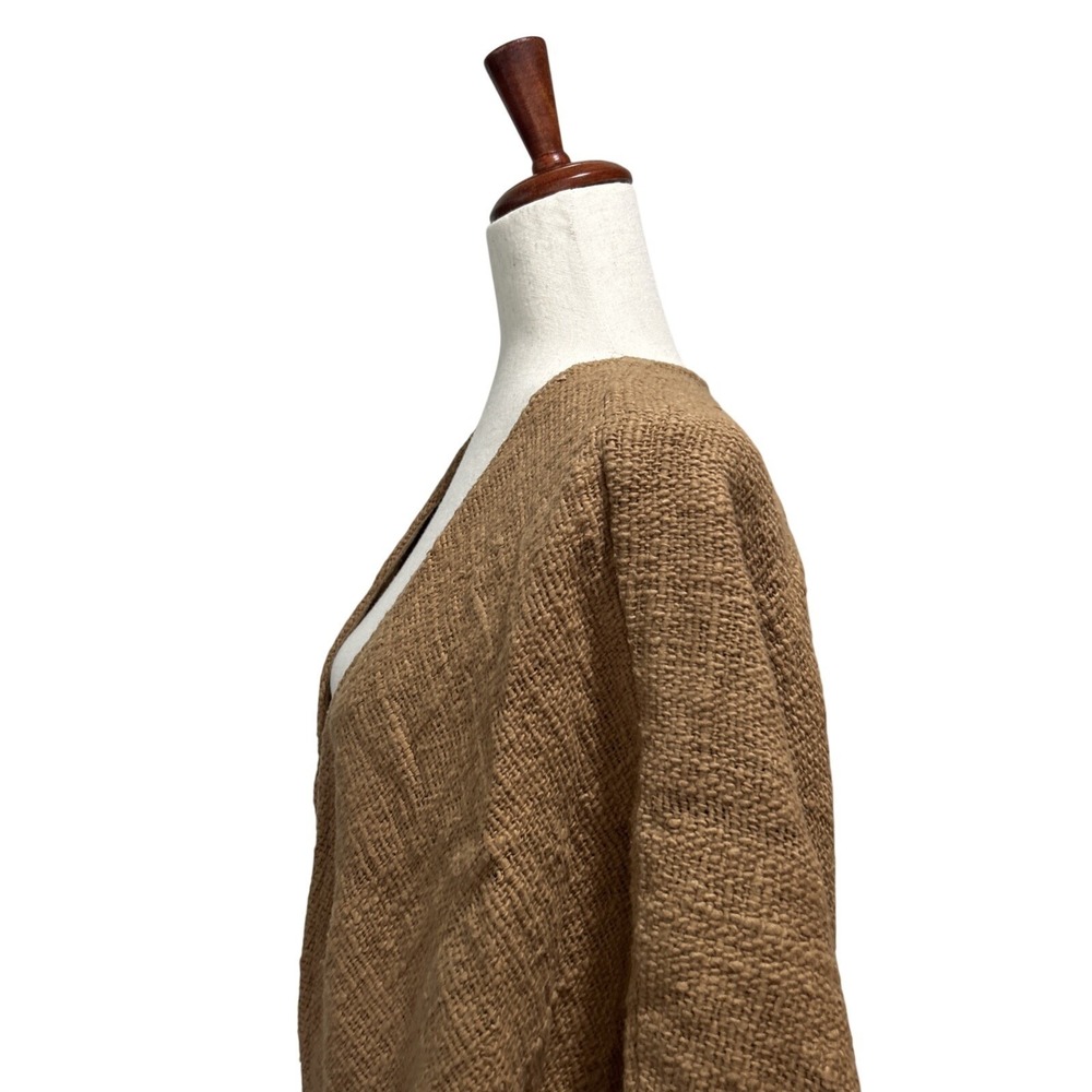 Nomad the Label Small / Medium Bloom Cotton Shrug in Desert Sand Boxy Boho - Picture 8 of 13